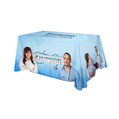 Polyester Digital Direct Print Table Cover 3 sided, 6'