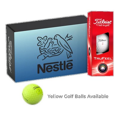 Titleist Half Dozen Custom Golf Ball Box with Stock Sleeves