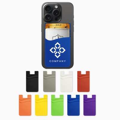 Double Layer Silicone Phone Wallets