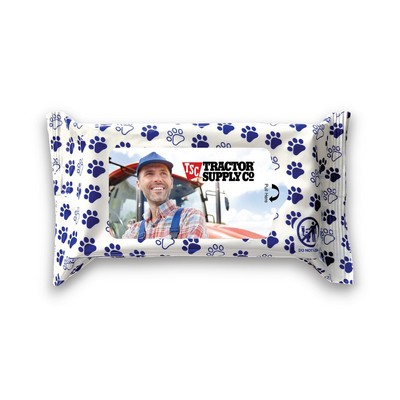 15 Tek-Wipes Antibacterial In A Pouch