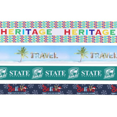 2" Badge Satin Ribbon - 100yd Roll - Sublimation