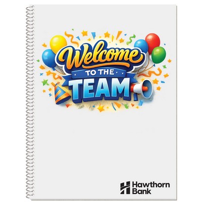 Full Color Econo Composition Notebook w/Wide Rules (8 ½"x 10 ½")