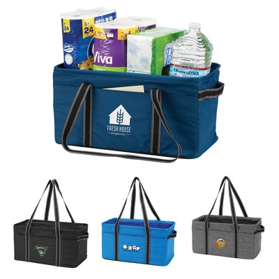 Jumbo Utility Tote Bag - Shopping-Grocery-Organizer
