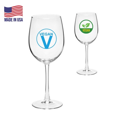 16 oz. USA Made ARC Cachet White Glasses W/ Custom Logo